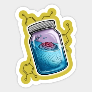 Blue Brain Sticker